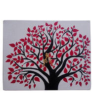 Load image into Gallery viewer, Kalasiddhiart Hand painted Wall Clock &quot;The Red Tree&quot;