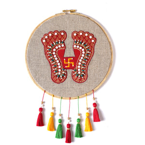 Diwali gift pack - lakshmi charan and shubh labh decor