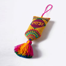 Load image into Gallery viewer, Pair of Shubh labh tassels charms