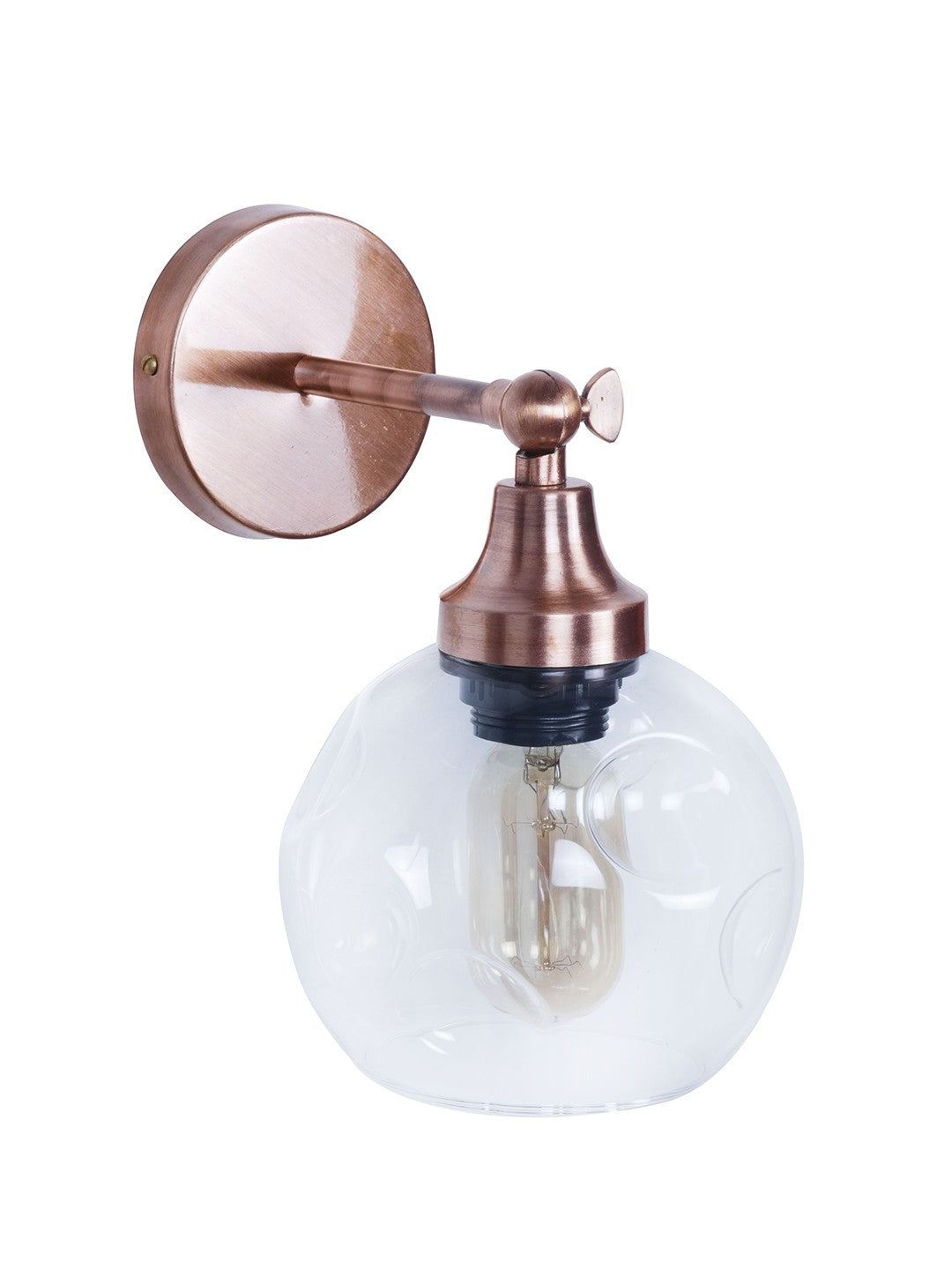 Contemporary Copper Boro Spot Wall Sconce